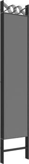 vidaXL - Kamerscherm - met - 5 - panelen - 200x200 - cm - stof - antracietkleurig