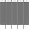 vidaXL - Kamerscherm - met - 5 - panelen - 200x200 - cm - stof - antracietkleurig