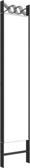 vidaXL - Kamerscherm - met - 5 - panelen - 200x200 - cm - stof - wit