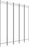 vidaXL - Kamerscherm - met - 5 - panelen - 200x220 - cm - stof - wit