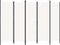 vidaXL - Kamerscherm - met - 5 - panelen - 250x180 - cm - wit