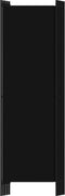 vidaXL - Kamerscherm - met - 5 - panelen - 250x180 - cm - zwart