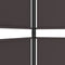 vidaXL - Kamerscherm - met - 5 - panelen - 250x200 - cm - stof - bruin