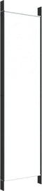 vidaXL - Kamerscherm - met - 5 - panelen - 250x200 - cm - stof - wit