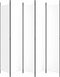 vidaXL - Kamerscherm - met - 5 - panelen - 250x220 - cm - stof - wit