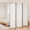 vidaXL - Kamerscherm - met - 5 - panelen - 250x220 - cm - stof - wit