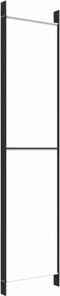vidaXL - Kamerscherm - met - 5 - panelen - 250x220 - cm - stof - wit