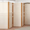 vidaXL - Kamerscherm - met - 5 - panelen - 350x180 - cm - crèmewit