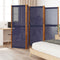 vidaXL - Kamerscherm - met - 5 - panelen - 350x180 - cm - donkerblauw