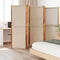 vidaXL - Kamerscherm - met - 5 - panelen - 350x180 - cm - taupe
