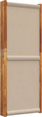vidaXL - Kamerscherm - met - 5 - panelen - 350x180 - cm - taupe