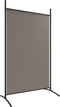 vidaXL - Kamerscherm - met - 5 - panelen - 433x180 - cm - stof - antracietkleurig