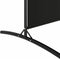 vidaXL - Kamerscherm - met - 5 - panelen - 433x180 - cm - stof - zwart