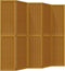 vidaXL - Kamerscherm - met - 5 - panelen - massief - paulowniahout - bruin