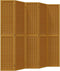 vidaXL - Kamerscherm - met - 5 - panelen - massief - paulowniahout - bruin