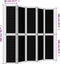 vidaXL - Kamerscherm - met - 5 - panelen - massief - paulowniahout - bruin