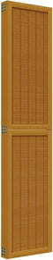 vidaXL - Kamerscherm - met - 5 - panelen - massief - paulowniahout - bruin
