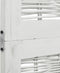 vidaXL - Kamerscherm - met - 5 - panelen - massief - paulowniahout - wit