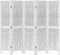 vidaXL - Kamerscherm - met - 5 - panelen - massief - paulowniahout - wit