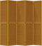 vidaXL - Kamerscherm - met - 5 - panelen - massief - paulowniahout - bruin