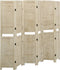 vidaXL - Kamerscherm - met - 6 - panelen - 210x165 - cm - massief - paulowniahout