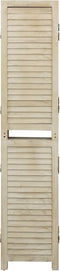 vidaXL - Kamerscherm - met - 6 - panelen - 210x165 - cm - massief - paulowniahout
