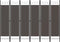 vidaXL - Kamerscherm - met - 6 - panelen - 240x180 - cm - antraciet