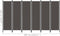 vidaXL - Kamerscherm - met - 6 - panelen - 300x180 - cm - antraciet