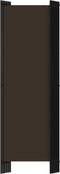 vidaXL - Kamerscherm - met - 6 - panelen - 300x180 - cm - bruin