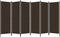 vidaXL - Kamerscherm - met - 6 - panelen - 300x180 - cm - bruin