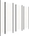 vidaXL - Kamerscherm - met - 6 - panelen - 300x180 - cm - wit
