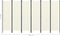 vidaXL - Kamerscherm - met - 6 - panelen - 300x180 - cm - wit