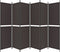 vidaXL - Kamerscherm - met - 6 - panelen - 300x200 - cm - stof - bruin