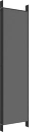 vidaXL - Kamerscherm - met - 6 - panelen - 300x200 - cm - stof - antracietkleurig