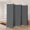 vidaXL - Kamerscherm - met - 6 - panelen - 300x200 - cm - stof - antracietkleurig