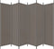 vidaXL - Kamerscherm - met - 6 - panelen - 300x200 - cm - stof - antracietkleurig