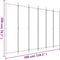 vidaXL - Kamerscherm - met - 6 - panelen - 300x200 - cm - stof - wit