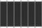 vidaXL - Kamerscherm - met - 6 - panelen - 300x200 - cm - stof - zwart