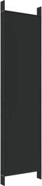 vidaXL - Kamerscherm - met - 6 - panelen - 300x200 - cm - stof - zwart