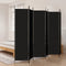 vidaXL - Kamerscherm - met - 6 - panelen - 300x200 - cm - stof - zwart