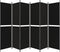 vidaXL - Kamerscherm - met - 6 - panelen - 300x200 - cm - stof - zwart