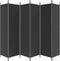 vidaXL - Kamerscherm - met - 6 - panelen - 300x200 - cm - stof - zwart