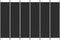 vidaXL - Kamerscherm - met - 6 - panelen - 300x200 - cm - stof - zwart