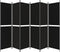 vidaXL - Kamerscherm - met - 6 - panelen - 300x200 - cm - stof - zwart