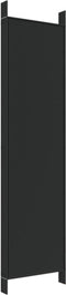vidaXL - Kamerscherm - met - 6 - panelen - 300x200 - cm - stof - zwart