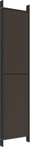 vidaXL - Kamerscherm - met - 6 - panelen - 300x220 - cm - stof - bruin