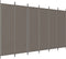 vidaXL - Kamerscherm - met - 6 - panelen - 300x220 - cm - stof - antracietkleurig