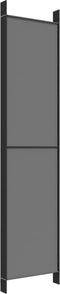 vidaXL - Kamerscherm - met - 6 - panelen - 300x220 - cm - stof - antracietkleurig