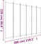 vidaXL - Kamerscherm - met - 6 - panelen - 300x220 - cm - stof - antracietkleurig
