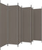 vidaXL - Kamerscherm - met - 6 - panelen - 300x220 - cm - stof - antracietkleurig
